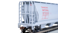 Bachmann HO Canadian 4 Bay Cylindrical Grain Hopper - Canadian National #382005 — manufacturer product view 4