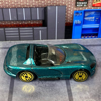 Loose Hot Wheels - 2013 Dodge Viper - Teal (Gold Wheels)