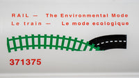 Bachmann HO Canadian 4 Bay Cylindrical Grain Hopper - CN Environmental Mode #317375 — manufacturer product view 2