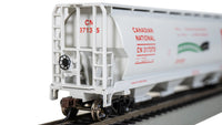 Bachmann HO Canadian 4 Bay Cylindrical Grain Hopper - CN Environmental Mode #317375 — manufacturer product view 4