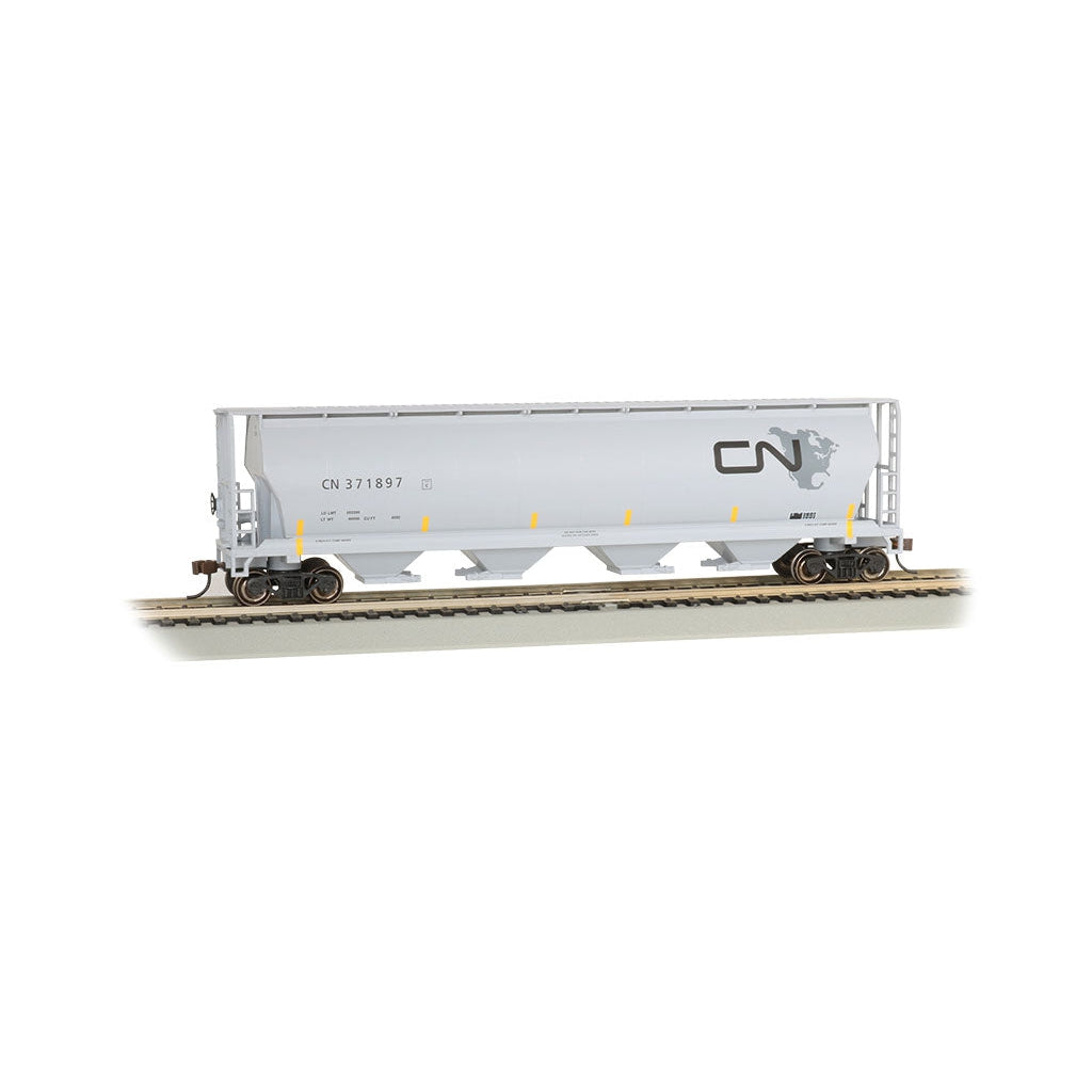 Bachmann HO Scale 4-Bay Cyl.Hopper CN/North American Logo - BAC19145 — exact product reference