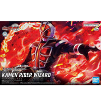 Bandai Kamen Rider Figure-rise Standard Kamen Rider Wizard (Flame Style Ver.) Model Kit — product view 2