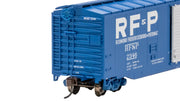 Bachmann HO 50' Sliding Door Boxcar (US Saving Bonds) - Richmond Fredericksburg & Potomac #2346 (with roofwalk) — manufacturer product view 4