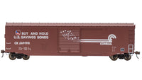 Bachmann HO 50' Sliding Door Boxcar (US Saving Bonds) - Conrail #269198 (without roofwalk) — manufacturer product view 2