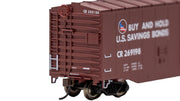 Bachmann HO 50' Sliding Door Boxcar (US Saving Bonds) - Conrail #269198 (without roofwalk) — manufacturer product view 3