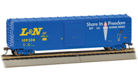 Bachmann HO L&N #109208 U.S. Savings Bonds Boxcar — manufacturer product view 1