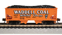 Bachmann N USRA 55-Ton 2-Bay Hopper - Waddell Coal #103 — manufacturer product view 4
