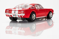 AFX 1966 Shelby GT350 Candy Apple Red/White HO Slot Car — official AFX product view 2