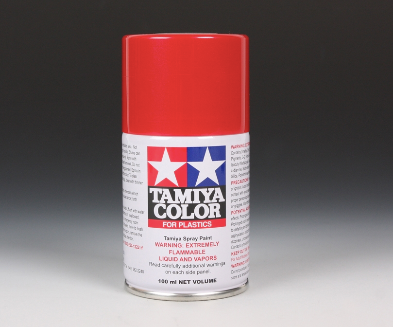Tamiya TS-18 Metallic Red Spray Paint 100ml - 85018 - product image