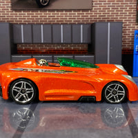 Loose Hot Wheels - Monoposto - Orange and Green