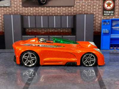 Loose Hot Wheels - Monoposto - Orange and Green