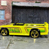 Loose Hot Wheels - Boom Box Mini Truck- Yellow and Green