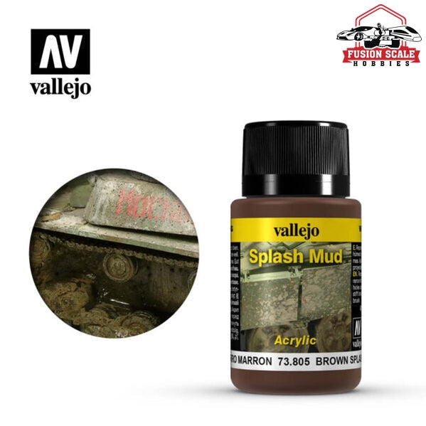 Vallejo Brown Splash Mud Weathering Effect 73805 — exact product reference