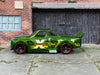 Loose Hot Wheels - Draftnator Race Truck - Transparent Green