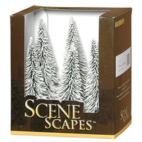 Bachmann SceneScapes Snow-Covered Pine Trees 5–6 Inches Six-Pack - package view