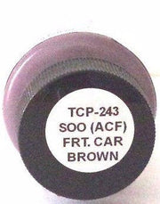 Tru-Color TCP-243 SOO Line (ACF) Freight Car Brown 1 oz Paint – product view 2
