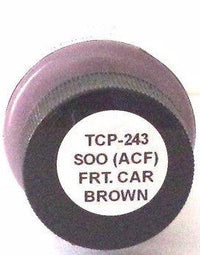Tru-Color TCP-243 SOO Line (ACF) Freight Car Brown 1 oz Paint – product view 2