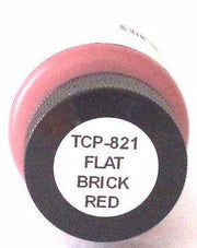Tru-Color TCP-821 Flat Brick Red 1 oz – product view 2