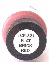 Tru-Color TCP-821 Flat Brick Red 1 oz – product view 2