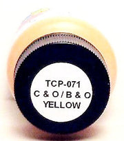 Tru-Color TCP-071 C&O/B&O Chesapeake/Baltimore & Ohio Yellow 1 oz Paint – product view 2