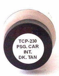 Tru-Color TCP-230 Passenger Car Interior Dark Tan 1 oz – product view 2