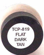 Tru-Color TCP-819 Flat Dark Tan 1 oz – product view 2
