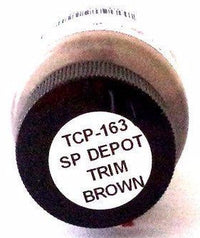 Tru-Color TCP-163 SP Southern Pacific Depot Trim Brown 1 oz – product view 2