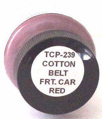Tru-Color TCP-239 SSW Cotton Belt Freight Car Red 1 oz – product view 2