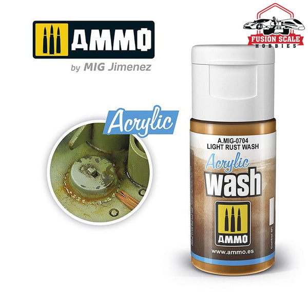 Ammo Mig Light Rust Acrylic Wash — exact product view