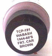 Tru-Color TCP-191 WAB Wabash Freight Car Brown 1 oz – product view 2