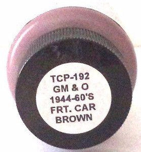 Tru-Color TCP-192 GM&O Gulf Mobile & Ohio Freight Car Brown 1 oz – product view 2