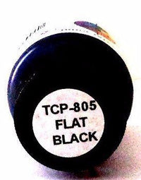 Tru-Color TCP-805 Flat Black 1 oz Acrylic – product view 2