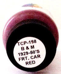 Tru-Color TCP-198 B&M Boston & Maine Freight Car Red 1 oz – product view 2
