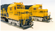 Rapido 38001 HO EMD GP38 Low Nose Santa Fe #2321 (Warbonnet, Class Lights, blue, yellow) — exact product reference