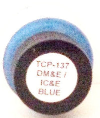 Tru-Color TCP-137 DM&E Dakota Minnesota & Eastern Blue 1 oz Acrylic – product view 2