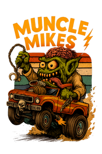 Muncle Mikes Hot Rod and Rat Rod Shirt Mayhem! Monster Rods! (034) artwork close-up