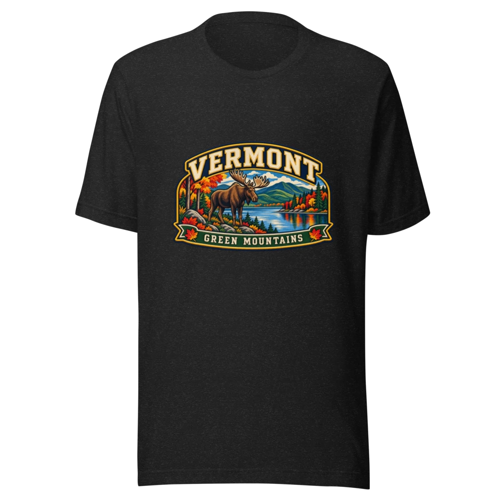 Vermont State Heritage Premium T-Shirt product mockup