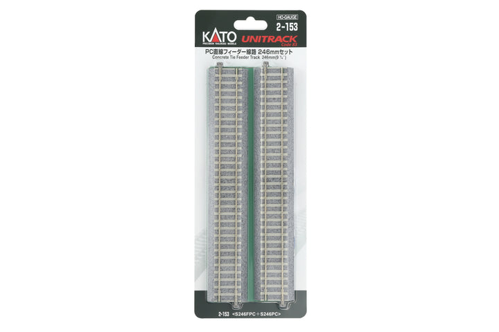 246mm (9 3/4″) Concrete Tie Feeder track w/ Cable (2-153) exact product view 1