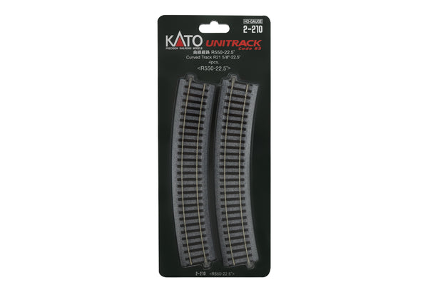 H R550-22.5 Curve Track (4 ea) (2-210) exact product view 1