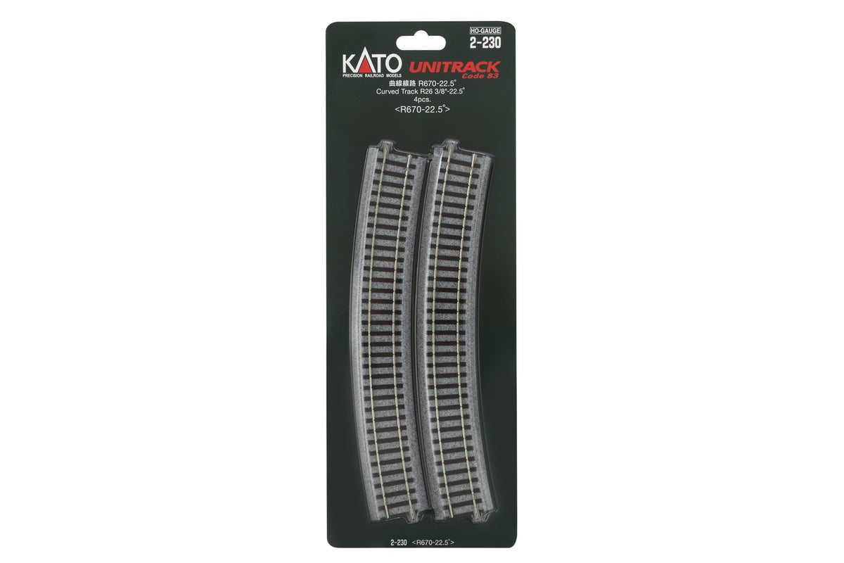 H R670 – 22.5 Curve Track, (4 ea) (2-230) exact product view 1