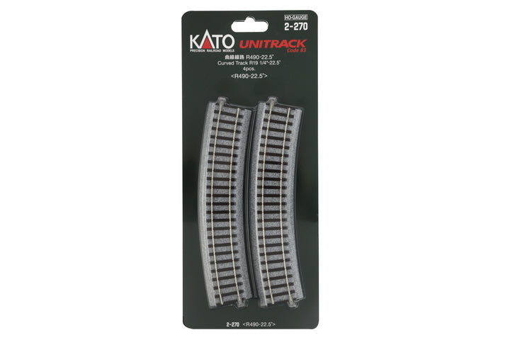H R490- 22.5 Curve Track (4 ea) (2-270) exact product view 1