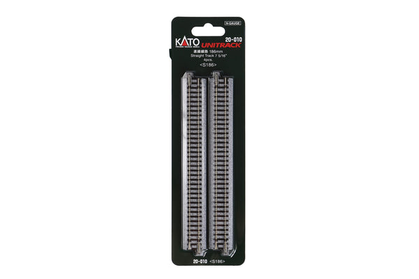 N 186mm StraightTrack (4 ea)   (7 5/16) (20-010) exact product view 1
