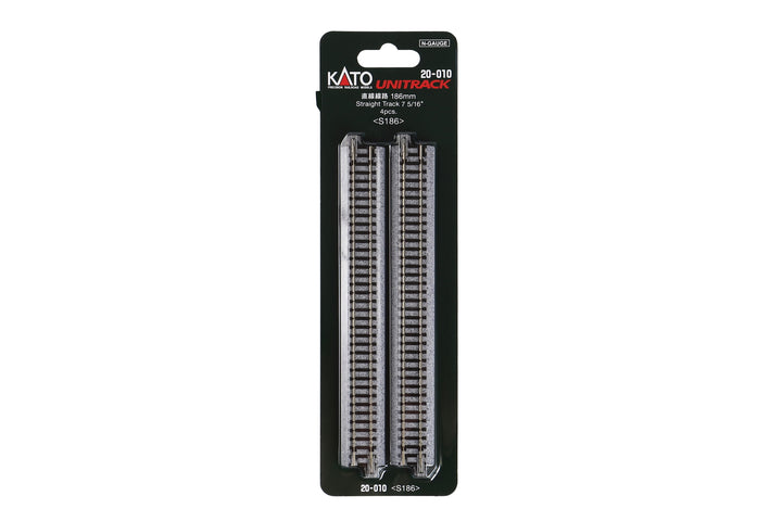 N 186mm StraightTrack (4 ea)   (7 5/16) (20-010) exact product view 1