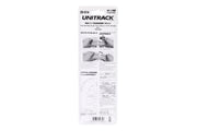 N Double Track Concrete Slab Straight  186mm (2ea) (20-014) exact product view 2