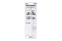 N Double Track Concrete Slab Straight  186mm (2ea) (20-014) exact product view 2