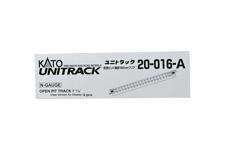 N 186mm Open Pit Track – Clear Version for Display (8 ea) (20-016A) exact product view 1
