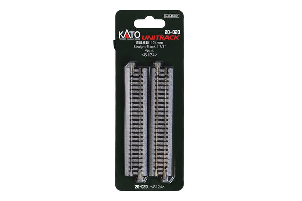 N 124mm StraightTrack (4 ea)    (4 7/8) (20-020) exact product view 1