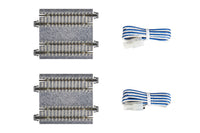 N Double Track Feeder Track Set 62mm 1/pkg Concrete Ties (20-043) exact product view 4
