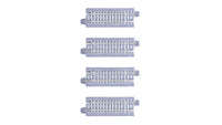 N Concrete Tie 62mm (2 7/16″) Straight Track [4 pcs] (20-054) exact product view 3