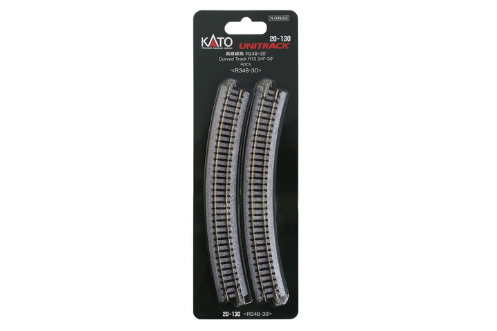N R348-30 Curved Track (4 ea) (13 3/4-30d) (20-130) exact product view 1